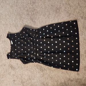 Elle Silver Polka Dot Dress